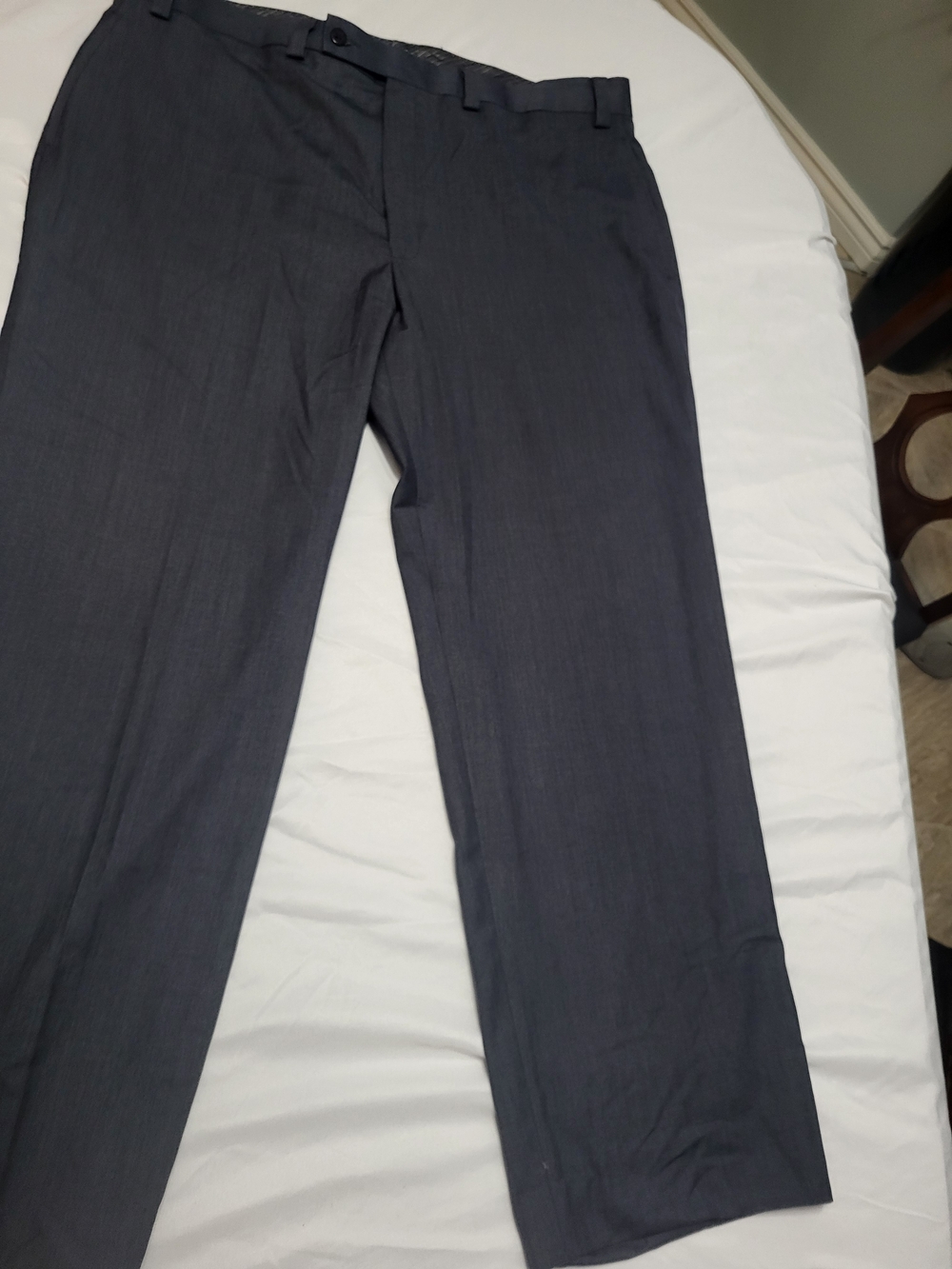 Calvin Klein Men's Dress Pants in Charcoal Gray